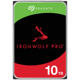 HDD NAS SEAGATE IronWolf Pro 10TB CMR 3.5", 256MB, SATA 6Gbps, 7200RPM, RV Sensors, Rescue Data Recovery Services 3 ani, TBW: 55