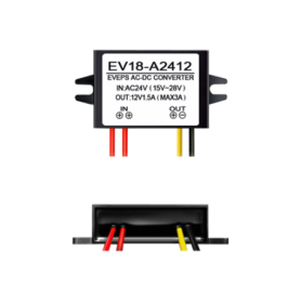 Convertor tensiune 14-28VAC la 12VDC, 1.5A EV18-A2412