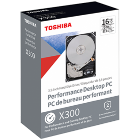 HDD Desktop TOSHIBA 14TB X300 CMR (3.5'', 512MB, 7200RPM, SATA 6Gbps), retail pack