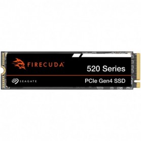 SSD SEAGATE FireCuda 520 500GB M.2 2280-S2 PCIe Gen4 x4 NVMe 1.4, 3D TLC, Read/Write: 5000/3900 MBps, IOPS 460K/900K, Rescue Dat