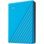 HDD Extern WD My Passport 4TB, 256-bit AES hardware encryption, Backup Software, Slim, USB 3.2 Gen 1 Type-A up to 5 Gb/s, Blue S