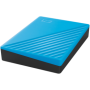 HDD Extern WD My Passport 4TB, 256-bit AES hardware encryption, Backup Software, Slim, USB 3.2 Gen 1 Type-A up to 5 Gb/s, Blue S