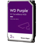 HDD Video Surveillance WD Purple 2TB CMR, 3.5'', 256MB, 5400 RPM, SATA, TBW: 180