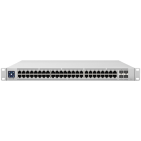 Ubiquiti Enterprise Layer 3, PoE switch with (48) 2.5GbE, 802.3at PoE+ RJ45 ports and (4) 10G SFP+ ports