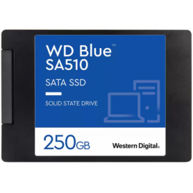 SSD WD Blue SA510 2TB SATA, 2.5", 7mm, Read/Write: 560/530 MBps, IOPS 95K/84K, TBW: 500