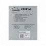 Stabilizator de tensiune SilverCloud 2000VA 1200W 9.1A, Capacitate: 1200W/2000VA, Curent:  9.1A, Iesire:2 x priza Schuko, 230V ±