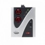 Stabilizator de tensiune SilverCloud 2000VA 1200W 9.1A, Capacitate: 1200W/2000VA, Curent:  9.1A, Iesire:2 x priza Schuko, 230V ±