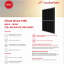 Panou Solar Fotovoltaic Monocristalin HiKu6 Mono PERC CS6L-460MS Black Frame, max. 1000V, lungime cablu 1250mm, conector MC4, 46