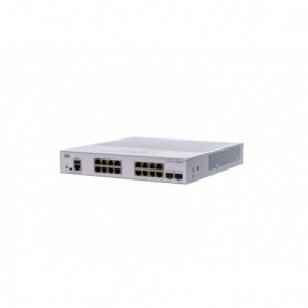 Switch  CISCO CBS250-16T-2G, 16 PORTURI 10/100/1000, 2 x SFP, Buffer: 1.5 Mb, Flash 256Mb, CPU: 800 MHz ARM , DRAM: 512 MB Dimen