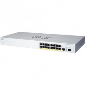 Switch  CISCO CBS220-16T-2G, 16 PORTURI 10/100/1000, 2 x SFP, Buffer: 4.1 Mb, Flash 64Mb, CPU memory: 256Mb, Dimensiuni: 440 x 2