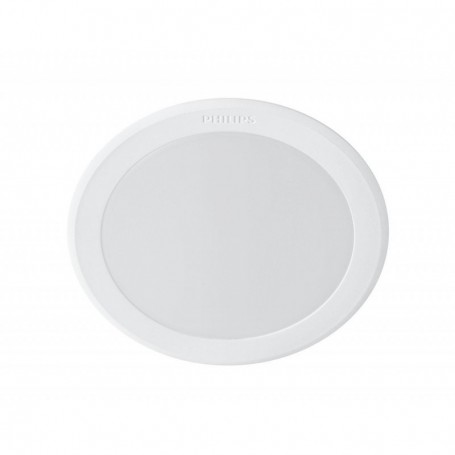 Spot LED incastrat Philips Meson, 5.5W, 400 lm, lumina neutra (4000K), IP20, 9.5cm, Alb