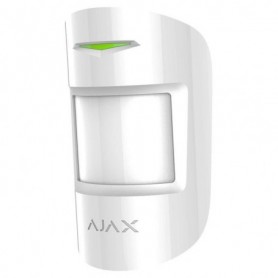 "Detector de miscare in dubla tehnologie PIR+MW, alb - AJAX Detectie miscare: max. 12 m Sensibilitate: ajustabila 3 nivele Unghi