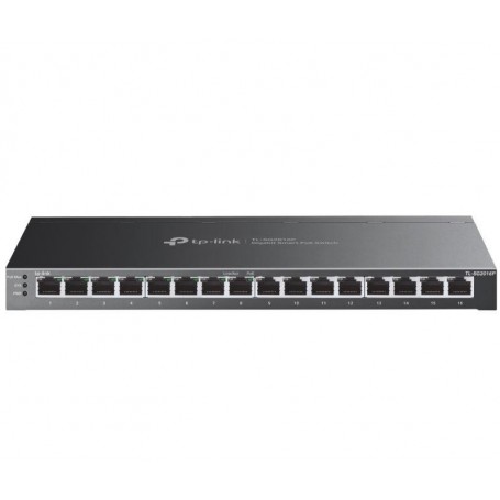 "JetStream™  16-Port Gigabit Smart Switch with 8-Port PoE+ PORT: 8× Gigabit PoE+ Ports SPEC: 802.3af/at, 120 W PoE Power, Deskto