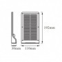 Aplica LED pentru exterior, solara cu baterie Li-ion, cu senzordemiscare si lumina Ledvance DOORLED SOLAR, 3W, 3.3V, 320 lm, lum