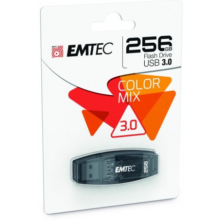 Memorie USB Flash Drive Emtec 256GB Color Mix, USB 3.1