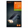 Aplica LED RGB pentru exterior, solara cu baterie NiMH, cu senzor de lumina si spike Ledvance Endura Garden Solar Spot Wall, 0.5