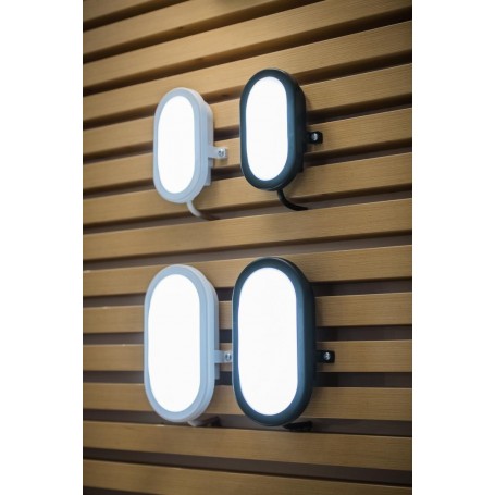 Aplica LED pentru exterior Ledvance BULKHEAD, 11W, 840 lm, lumina neutra(4000K), IP54/IK06, 216x79x143mm, policarbonat, Negru