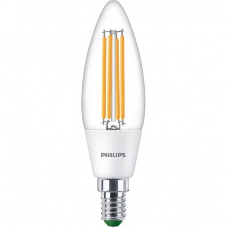 Bec LED Philips Classic B35, Ultra Efficient Light, E14, 2.3W (40W), 485lm, lumina neutra (4000K)