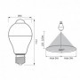 Bec LED cu senzor de miscare Vivalux Sigma, E27, 7W (50W), 600 lm ,luminaneutra (4000K), mat