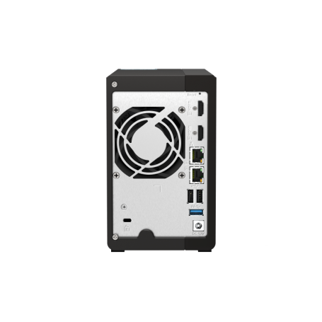 NAS QNAP 253E 2-Bay, CPU Intel Celeron J6412 4-core/4-thread processor, burst max. 2.6 GHz, RAM 8 GB DDR4 onboard not expandable