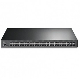 Switch TP-Link JetStream 48-Port Gigabit L2 Managed, TL-SG3452P interfata:  48× Porturi RJ45 10/100/1000 Mbps,  4× Sloturi Gigab