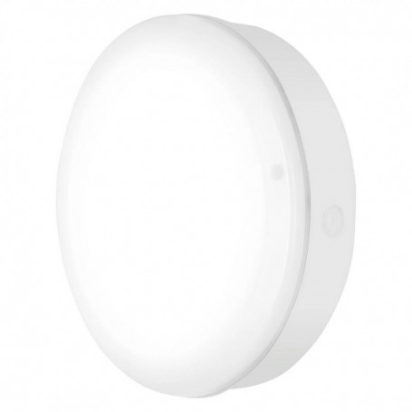 Aplica LED pentru exterior Ledvance SURFACE BULKHEAD 250 ON/OFF, 10W ,800lm, lumina neutra (4000K), IP65, Ø25cm, plastic, Alb