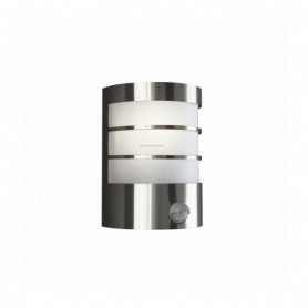 Aplica pentru exterior cu senzor de miscare Philips Calgary, 1xE27, max60W, IP44, 100x140x190mm, Inox