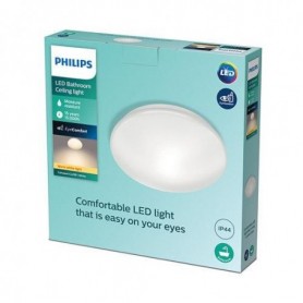 Plafoniera LED Philips Canopus CL259, 17W, 1500 lm, lumina calda(2700K) ,IP44, 32cm, Metal/Plastic, Alb