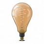 Bec LED inteligent vintage (decorativ) Philips Filament Bulb Amber PS160, Wi-Fi, Bluetooth, E27, 6W (25W), 390 lm, lumina alba (