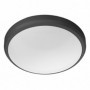Plafoniera LED pentru exterior Philips Doris, 6W, 600 lm, luminacalda(2700K), IP54, 22 cm, Negru