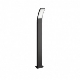Stalp LED pentru iluminat exterior Philips Splay, 12W, 1100 lm, luminacalda (2700K), IP44, 960x120x160mm, Antracit