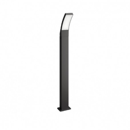 Stalp LED pentru iluminat exterior Philips Splay, 12W, 1100 lm, luminacalda (2700K), IP44, 960x120x160mm, Antracit