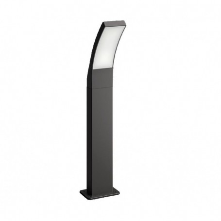 Stalp LED pentru iluminat exterior Philips Splay, 12W, 1200 lm, luminaneutra (4000K), IP44, 600x120x160mm, Antracit