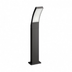 Stalp LED pentru iluminat exterior Philips Splay, 12W, 1100 lm, luminacalda (2700K), IP44, 600x120x160mm, Antracit