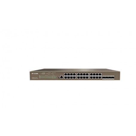 IP-COM switch G5328P-24-410W, 24-Port Gigabit Ethernet managed L3 POE switch, Standard and Protocol: IEEE802.3,IEEE802.3u,IEEE80