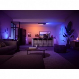 Plafoniera LED RGB Philips Hue Centris, Bluetooth, cu 3xGU10, 3x5.7W + LED 36W, 3550 lm, lumina alba si color (2000-6500K), IP20