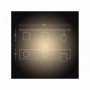 Spot LED Triplu Philips Hue Runner, Bluetooth, 3xGU10, 3x5.5W, 1050 lm, lumina alba (2200-6500K), IP20, 48 cm, Metal, Negru, Int