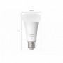 Bec LED inteligent Philips Hue A67, Bluetooth, E27, 15.5W (100W), 1600 lm, lumina calda (2700K)