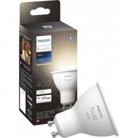 Bec LED inteligent Philips Hue Spot, Bluetooth, GU10, 5.2W (57W), 400 lm, lumina calda (2700K)
