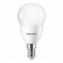 2 Becuri LED Philips P48, EyeComfort, E14, 7W (60W), 806 lm, luminacalda(2700K), mat