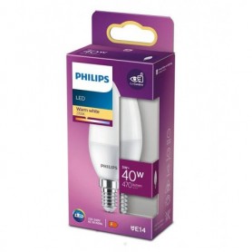 Bec LED Philips B35, EyeComfort, E14, 5W (40W), 470 lm, luminacalda(2700K), mat