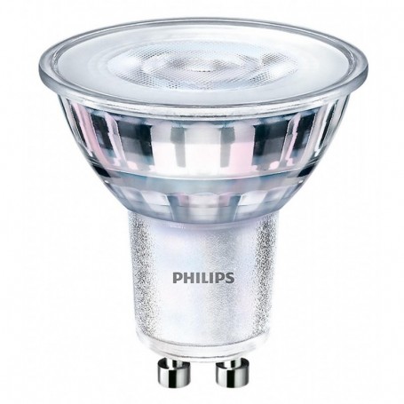 Bec LED Philips Classic, EyeComfort, GU10, 4.9W (65W), 460 lm ,luminacalda (3000K)