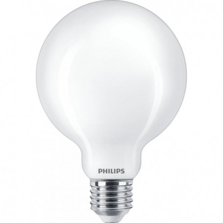 Bec LED Philips Classic G93, EyeComfort, E27, 7W (60W), 806 lm ,luminacalda (2700K), mat