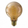 Bec LED vintage (decorativ) Philips Classic Gold Globe G93, EyeComfort, E27, 4W (25W), 250 lm, lumina calda (1800K), dimabil, cu