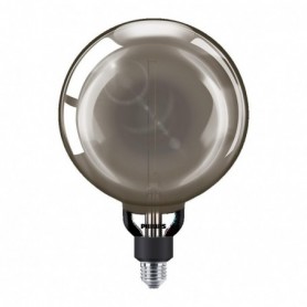 Bec LED vintage (decorativ) Philips Giant G200, EyeComfort, E27 ,6.5W(20W), 200 lm, lumina calda (1800K), dimabil, Fumuriu, 28.6