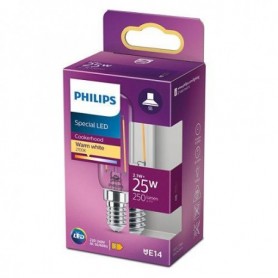 Bec LED Philips Classic T25L, E14, 2.1W (25W), 250 lm, luminacalda(2700K), cu filament