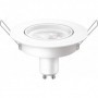 Bec LED spot Philips, GU10, 3W (35W), 250 lm, lumina neutra (4000K), 9cm, Alb