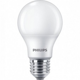 4 Becuri LED Philips A60, E27, 8W (60W), 806 lm, lumina neutra (4000K), mat