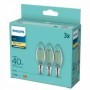 3 Becuri LED Philips Classic B35, E14, 4.3W (40W), 470 lm, luminacalda(2700K), cu filament