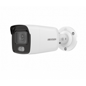 Camera supraveghere Hikvision IP bullet DS-2CD2047G2-LU(2.8mm)C, 4MP, ColorVu - imagini color 24/7 (color si pe timp de noapte),